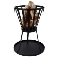 Bodenplatte Für Feuerkorb, Schwarz, Weichstahl, Ca. 50,3 X 50,3 X 3 Cm, 1,47 Kg -Bestes Gartengeräte Geschäft 3920150145 Bodenplatte Feuerkorb 4 113470