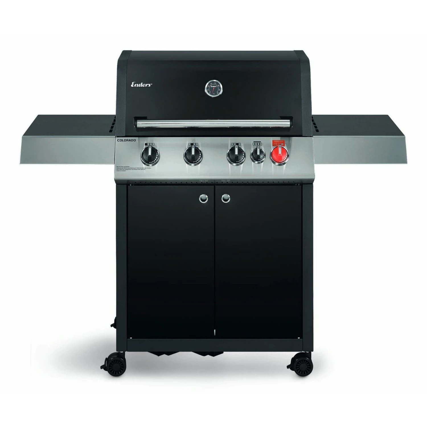 Gasgrill Colorado, Schwarz, Stahl, 117 X 54,5 X 145 Cm – Bild 7