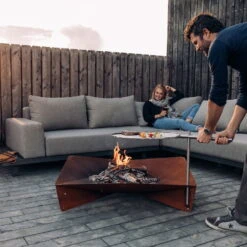 Höfats TRIPLE Grillrost Aus Edelstahl, Maße 45 Cm -Bestes Gartengeräte Geschäft 3920501765 TRIPLE Grillrost D45cm 2 57581