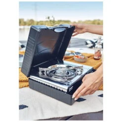 Kartuschenkocher 'Nelson', Oberfläche Edelstahl, 13 X 28 X 37 Cm -Bestes Gartengeräte Geschäft 3930300043 kartuschenkocher nelson ambiente koffer 121300