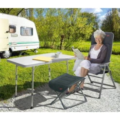 Crespo Hocker/ Beinauflage Air Deluxe Klappbar, 3D-Stoff Gepolstert -Bestes Gartengeräte Geschäft 3930400912 3930400913 3930400910 Air Deluxe 63494