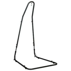 LA SIESTA Hängesesselgestell 'Mediterráneo', Anthrazit -Bestes Gartengeräte Geschäft 3940200318 Haengesesselgestell Mediterraneo anthrzait pulverbesch Stahl 19 86074