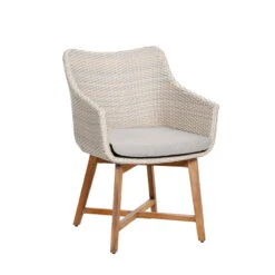 Best Korbsessel "Paterna" -Bestes Gartengeräte Geschäft 3950100729 Korbsessel Paterna Teakholz inkl Auflage 15612