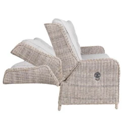 Kölle Geflecht-Sessel 'Heidelberg' Rattanbraun, Verstellbar, Inkl. Auflage -Bestes Gartengeräte Geschäft 3950100887 Geflecht Sessel Heidelberg Koelle Rattanbr inkl Auflage stone grey 63496