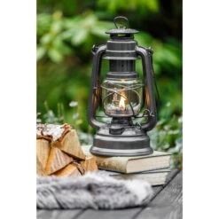 Feuerhand Sturmlaterne 'Baby Special 276', Sparkling Iron, 26,5 X 13,5 X 15 Cm -Bestes Gartengeräte Geschäft 3990100201 feuerhand sturmlaterne 2 121852