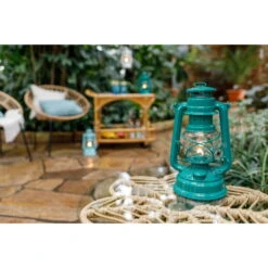 Feuerhand Sturmlaterne 'Baby Special 276', Teal Blue, 26,5 X 13,5 X 15 Cm -Bestes Gartengeräte Geschäft 3990100202 feuerhand sturmlaterne 1 1 121858
