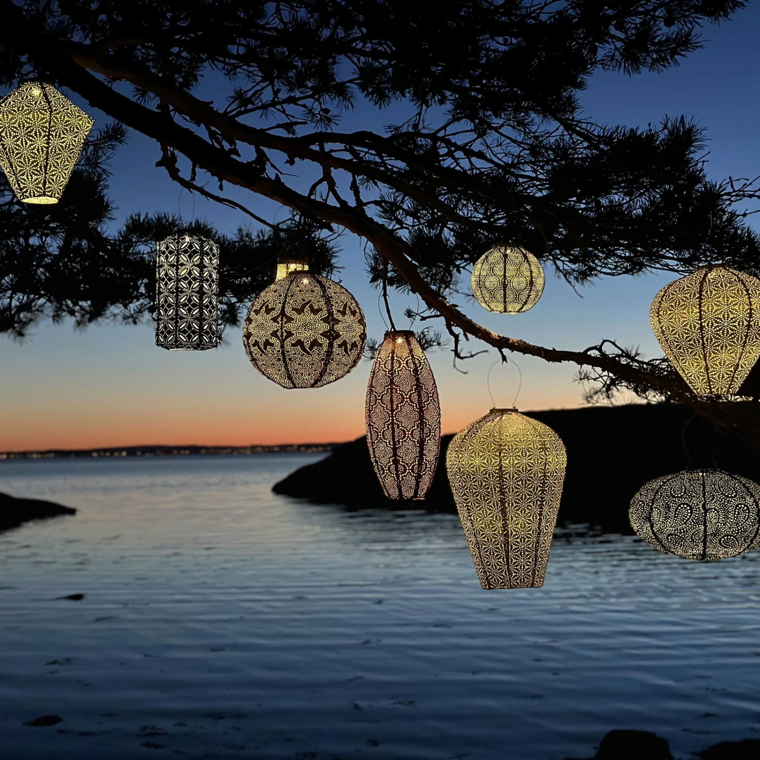 Solarlaterne 'Long Oval 20', Kupfer, Ø 20 X 45 Cm 6 Solarlaterne 'Long Oval 20', Kupfer, Ø 20 X 45 Cm – Bild 6