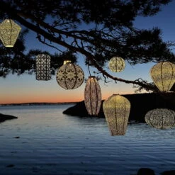 Solarlaterne 'Round 40 Fiore', Grün, Ø 40 X 38,5 Cm -Bestes Gartengeräte Geschäft 72462 lumiz IMG 8262 123930 5