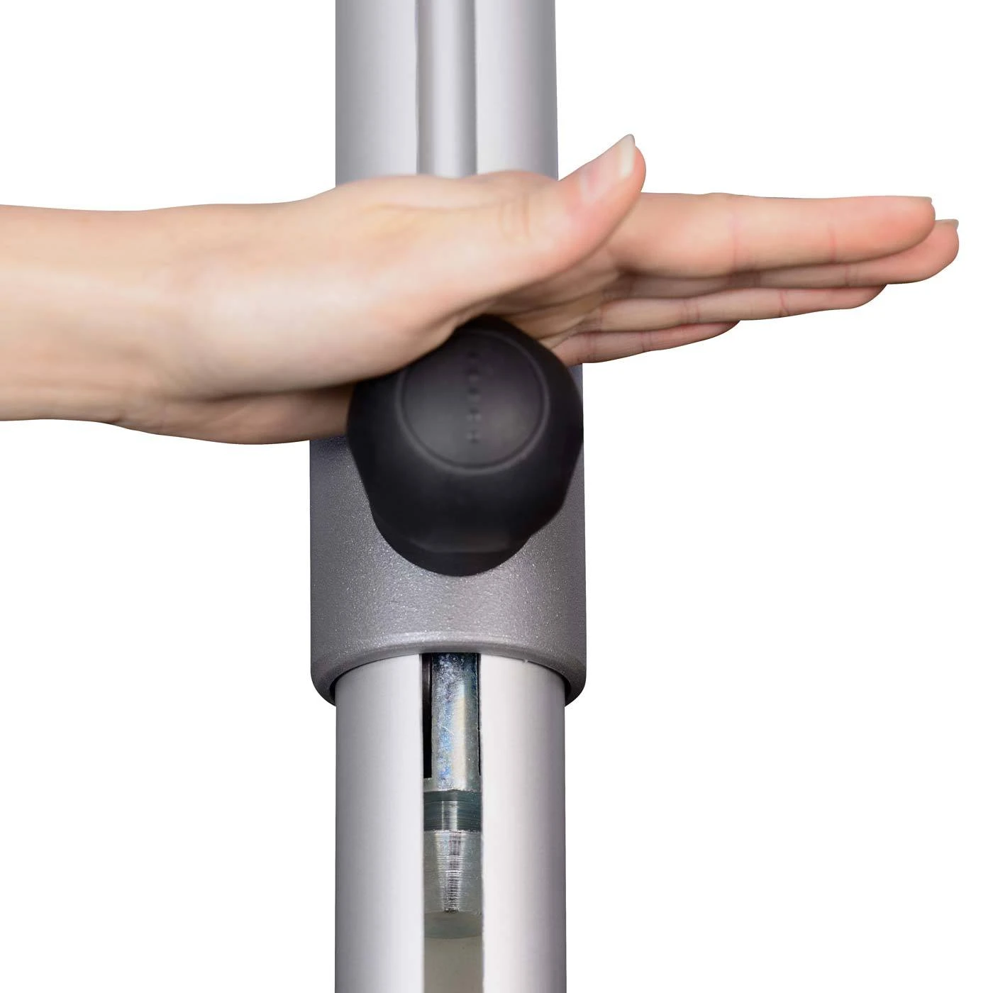 Doppler Sonnenschirm 'Alu-Expert Teleskop', Teleskop-Automatik, 300 X 300 Cm 2 Doppler Sonnenschirm 'Alu-Expert Teleskop', Teleskop-Automatik, 300 X 300 Cm – Bild 2