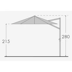 Doppler Pendelschirm 'Ravenna 400', Um 360° Drehbar, Ø 400 Cm 14 Doppler Pendelschirm 'Ravenna 400', Um 360° Drehbar, Ø 400 Cm -Bestes Gartengeräte Geschäft Ravenna 400 Abmessung 67457 1